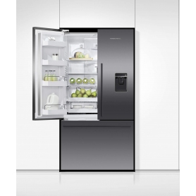 Fisher Paykel French Door Style Fridge Freezer Black Steel Ft