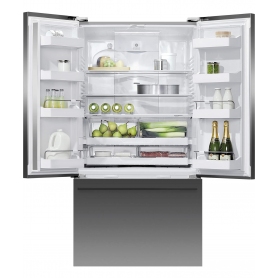 Fisher Paykel French Door Style Fridge Freezer Black Steel